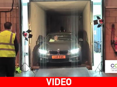 Πώς χωράνε 4 αυτοκίνητα σε ένα… container;